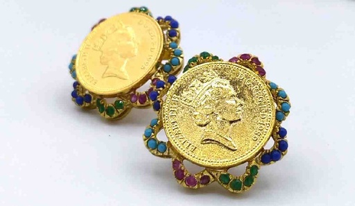 [PK2838-JW-EAR-021300] Multi Coin
