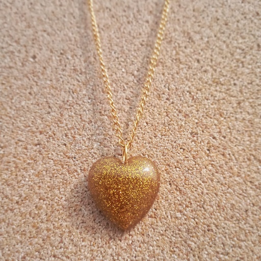 [PK6407-JW-NCK-021733] Shimmering Heart Pendant