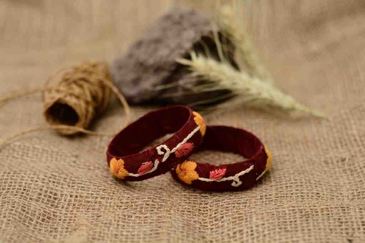 [PK7199-JW-BNG-022058] Handmade Bangles (Set of 2)