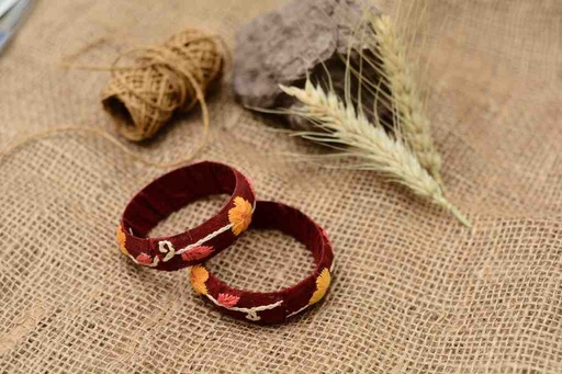 [PK7199-JW-BNG-022076] Handmade Bangles (Set of 2)