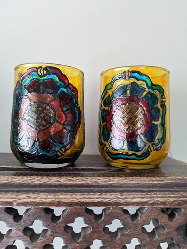 [PK3270-HM-JAR-022413] Table Decoration (Set of 2)