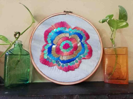 [PK4905-HM-DCR-023420] Decorative Embroided Hoop