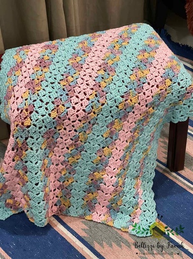 [PK6998-HM-BKT-023425] Baby Stroller Blanket Multi