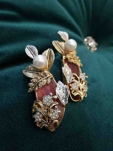 [PK3229-JW-EAR-023436] Handmade Stones Earrings
