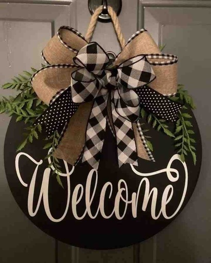 [PK3319-HM-WLH-023440] Welcome Door Hanging