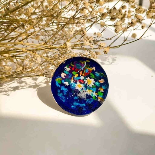 [PK7447-JW-RNG-023510] Floral Ring