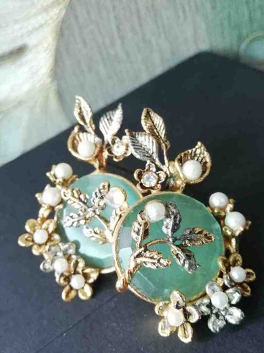 [PK3229-JW-EAR-023531] Handmade Stones Earrings