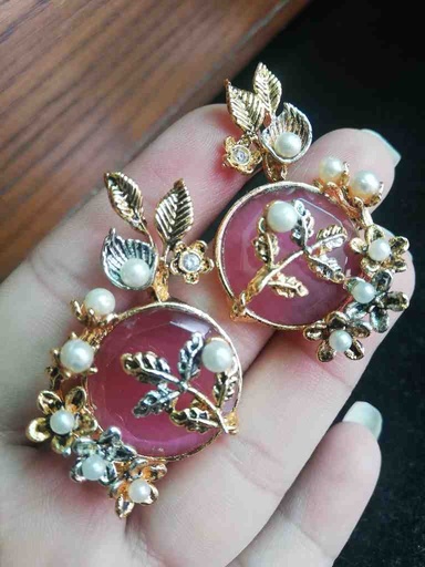 [PK3229-JW-EAR-023535] Egyptian Stone Earrings