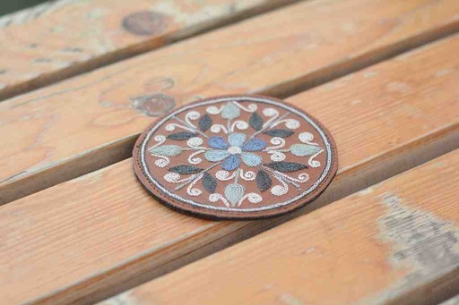 [PK7667-HM-KMA-023657] Embroidered Cup Cover 