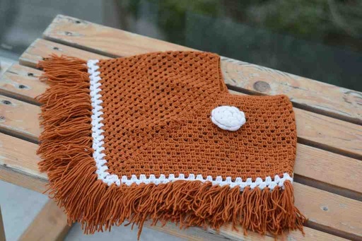 [PK7667-CW-SCF-023673] White Crochet Staller