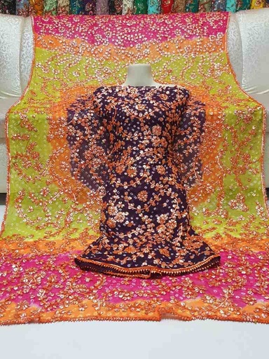 [PK7775-CW-UNS-024027] Gotta Jaal & Chunri (2-Piece)