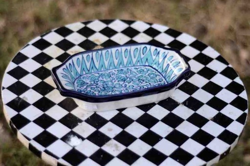 [PK4699-CF-BPO-024710] Blue Pottery Deep Dish