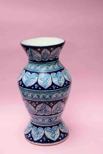 [PK0023-HM-VAS-025855] Blue Pottery Flower Vase