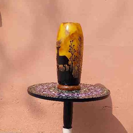 [PK1918-HM-LMP-025936] Camel Skin Lamp
