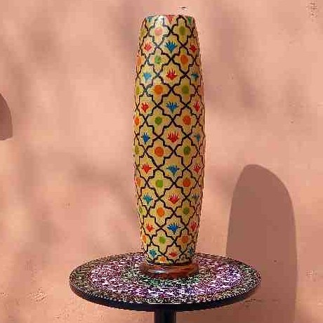 [PK1918-HM-LMP-025939] Camel Skin Lamp