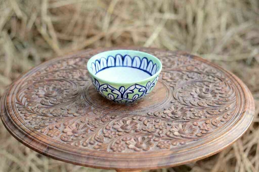 [PK0363-CF-BPO-026171] Blue Pottery Deep Bowl