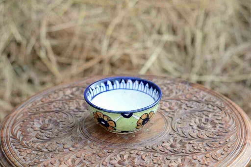 [PK0363-CF-BPO-026179] Blue Pottery Deep Bowl