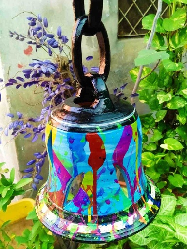 Terracotta Hand Painted Bell