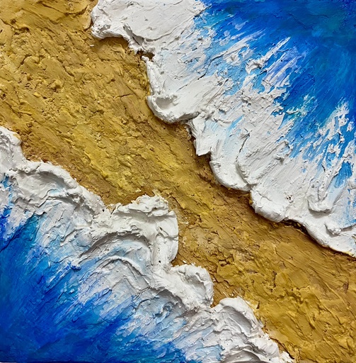 [PK8392-AR-MIN-028284] Beach Texture Art