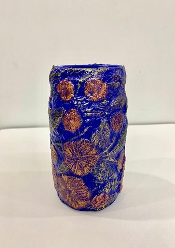 [PK8392-HM-JAR-028287] Decorated Pencil Glass Jar