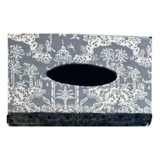 [PK8389-HM-BED-028453] Chinese Grey Tissue Box