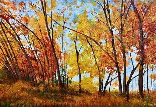 [PK8392-AR-PAI-028552] Autumn Forest Landscape