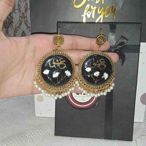 [PK6800-JW-EAR-028596] عشق Jhumkas