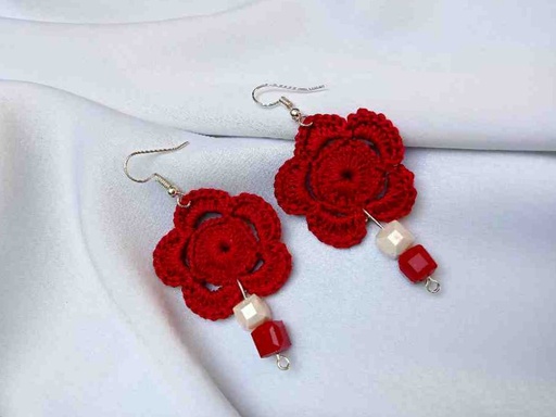 [PK7852-JW-EAR-028703] Crochet Earings 