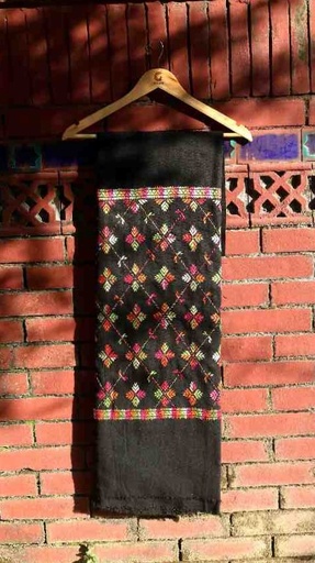 [PK3778-AR-DRW-028716] Embroidered Phulkari Shawl