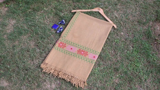[PK8541-CW-SCF-028769] Swati Khaddi Embroidered Wool Shawl