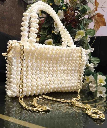 [PK8595-BG-HAN-028976] Beaded Bag