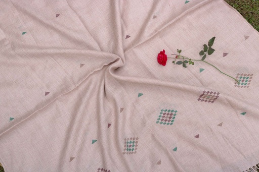 [PK8668-CM-SHW-029040] Swati Khaddi Embroidered Wool Shawl