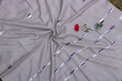 [PK8668-CM-SHW-029041] Swati Khaddi Embroidered Wool Shawl
