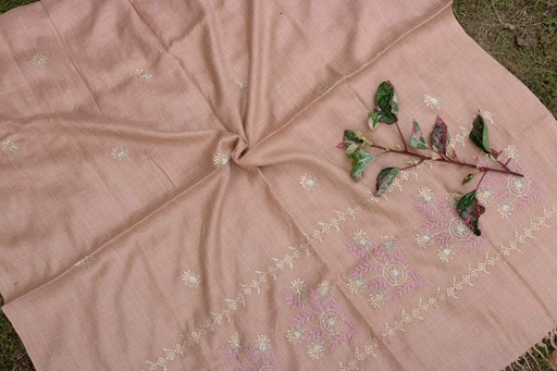 [PK8668-CM-SHW-029049] Swati Khaddi Embroidered Wool Shawl
