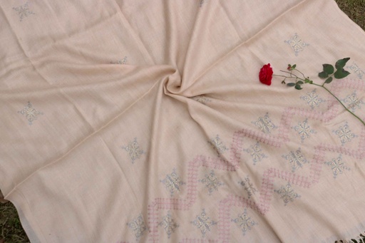 [PK8668-CM-SHW-029051] Swati Khaddi Embroidered Wool Shawl