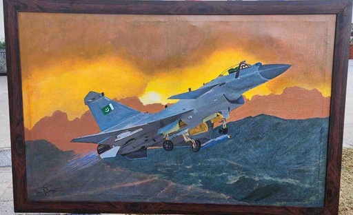[PK8011-AR-ACR-029054] Fighter Jet Landscape