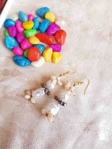 [PK3311-JW-EAR-029199] Pearly Earrings