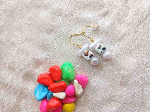 [PK3311-JW-EAR-029411] Ceramic Earrings
