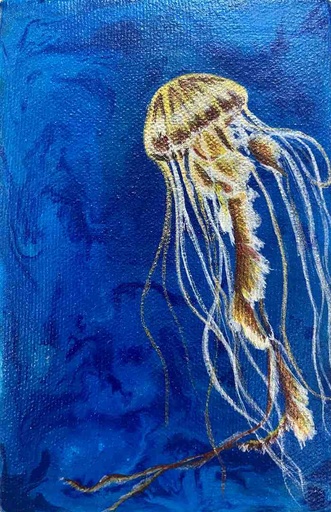 [PK8392-AR-ACR-029579] Metallic Jellyfish