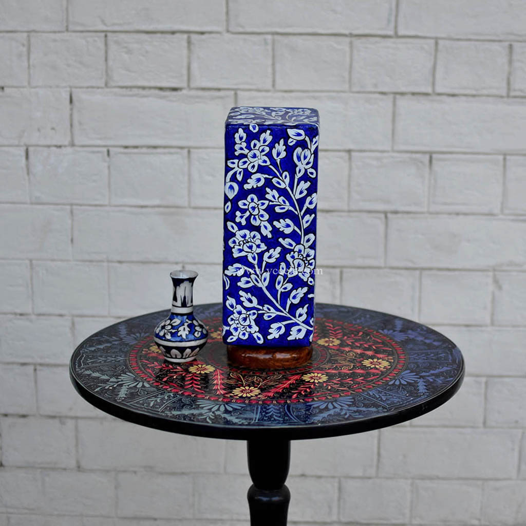 Blue and White Camel Skin Lamp