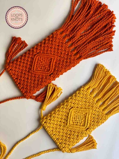 [PK9172-BG-POU-029635] Macrame Mobile Pouch 