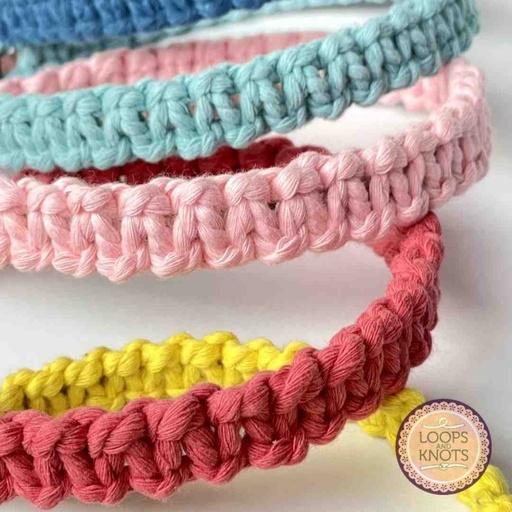 [PK9172-CW-CAP-029637] Macrame Hair Band