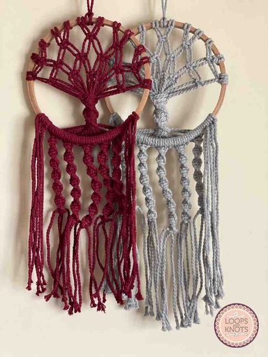 [PK9172-HM-WLH-029647] Macrame Tree of life
