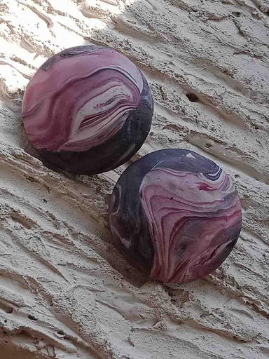 [PK5419-JW-EAR-029696] Polymer clay studs