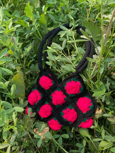 [PK9827-BG-HAN-030110] Hand-Woven Purse