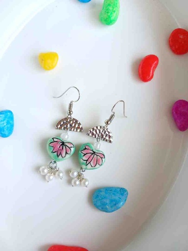 Ceramic beads earrings 