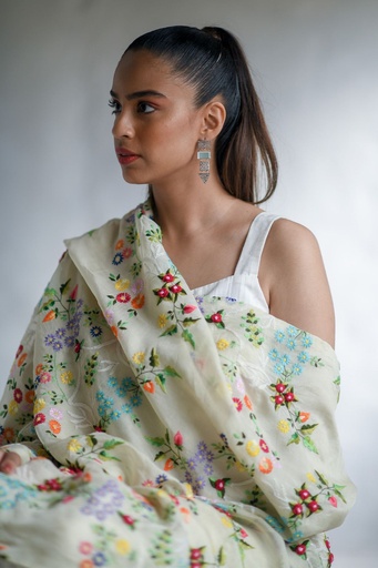 [3-D-24] Saffron Dupatta