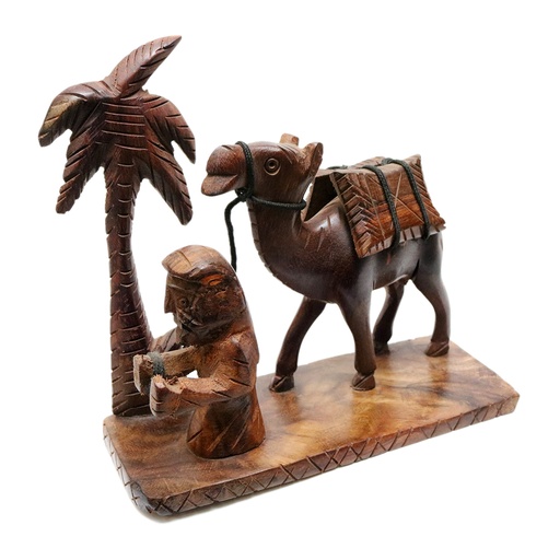 [PK0130-HM-SCL-003235] Seesham wooden pakistan culture sculpture