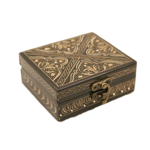 [PK0238-CF-WOO-003362] Lacquer Jewelry Box
