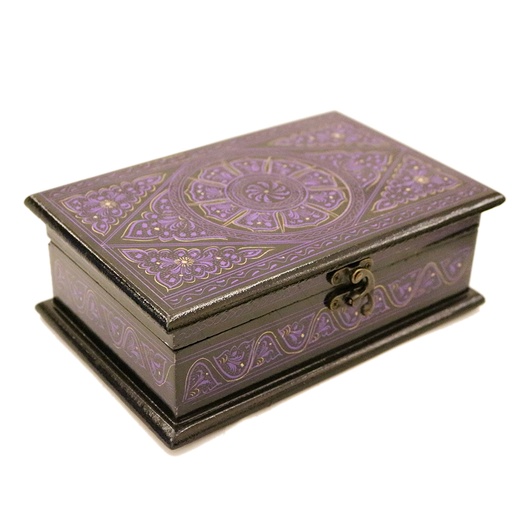 [PK0238-CF-WOO-003372] Lacquer art Jewelry Box